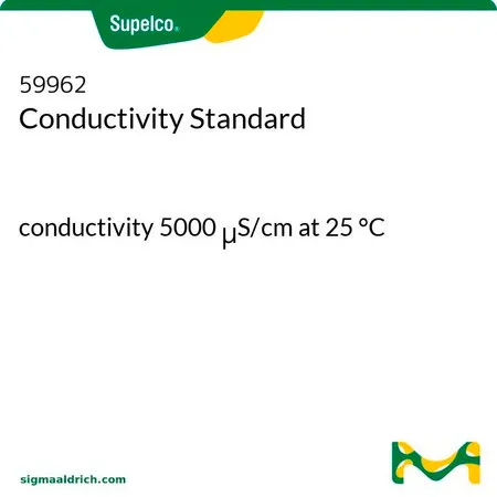 默克Supelco 电导率标准品,电导率5000 μ S/cm(25 ° C)
