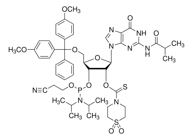 Sigma-Aldrich DMT-2′O-TC-rG(ib) Phosphoramidite，为PerkinElmer配置，为PolyGen配置