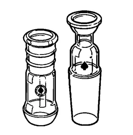 Sigma-Aldrich Ace Reducing Adapter，母接头：ST/NS 24/40，公接头：SJ 35/25