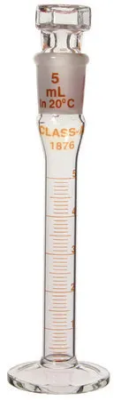 Sigma-Aldrich Aldrich® graduated cylinders with joint, Class A，母接头：ST/NS 14/20，体积5 mL，准确度：0.05 mL