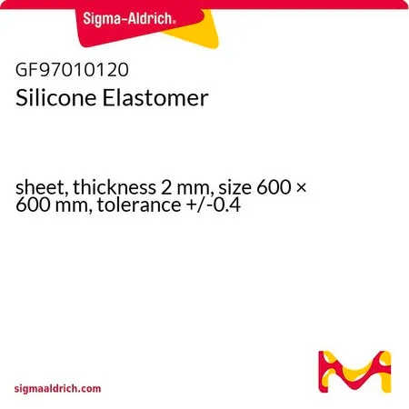 Sigma-Aldrich Silicone Elastomer，薄板，厚度2 mm，尺寸600 × 600 mm，公差+/-0.4