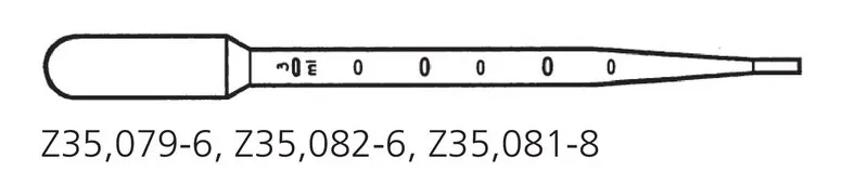 Sigma-Aldrich 聚乙烯移液管,刻度为3 mL,球吸3.2 mL,非无菌