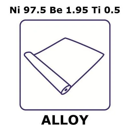 Sigma-Aldrich Nickel-beryllium-titanium alloy, Ni97.5Be1.95Ti0.5，箔，0.2m线圈，0.2mm厚