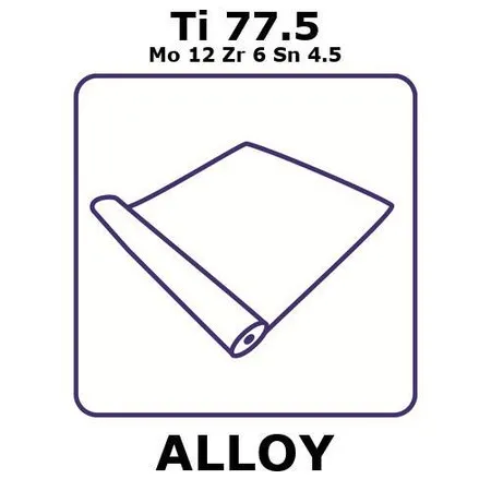 Sigma-Aldrich Titanium alloy beta 3, Ti77.5Mo12Zr6Sn4.5，箔，0.5m线圈，0.42mm厚，退火，可沉淀硬化