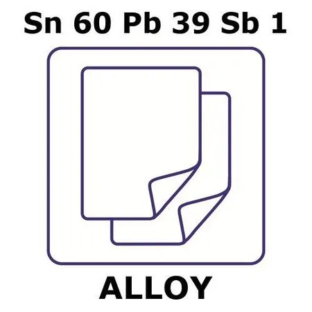 Sigma-Aldrich Tin-lead-antimony alloy, Sn60Pb39Sb1，铝箔，50 x 50 mm，0.006 mm厚，未经光照试验（nlt）