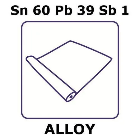 Sigma-Aldrich Tin-lead-antimony alloy, Sn60Pb39Sb1，箔，5 m线圈，0.10 mm厚