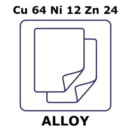 Sigma-Aldrich Nickel silver alloy, Cu64Ni12Zn24,铝箔,200 x 200 mm,0.125 mm厚