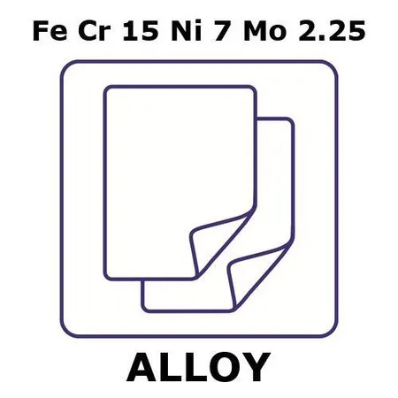 Sigma-Aldrich Stainless Steel - 15-7PH alloy, FeCr15Ni7Mo2.25，箔，50 x 50 mm，0.25 mm厚，退火，可沉淀硬化