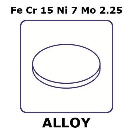 Sigma-Aldrich Stainless Steel - 15-7PH alloy, FeCr15Ni7Mo2.25，箔，6mm圆盘，0.25mm厚，退火，可沉淀硬化