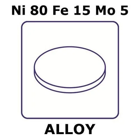 Sigma-Aldrich High permeability magnetic alloy, Ni80Fe15Mo5，铝箔，6 mm圆盘，0.012 mm厚