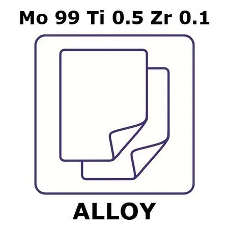 Sigma-Aldrich Molybdenum high temperature alloy tzm, Mo99Ti0.5Zr0.1，箔，100 x 100 mm，0.52 mm厚，轧制