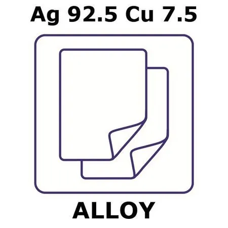 Sigma-Aldrich Silver-copper alloy, Ag92.5Cu7.5，箔，50 x 50 mm，0.5 mm厚，轧制
