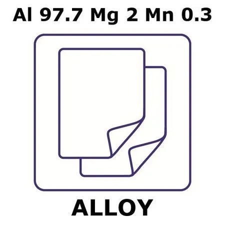 Sigma-Aldrich Aluminum alloy 5251，铝箔，Al 97.7%/Mg 2%/Mn 0.3%，厚度1.5 mm，尺寸50 × 50 mm