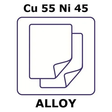 Sigma-Aldrich Constantan- resistance alloy，箔，Cu55%/Ni45%，厚度0.3 mm，尺寸150 × 150 mm，轧制回火