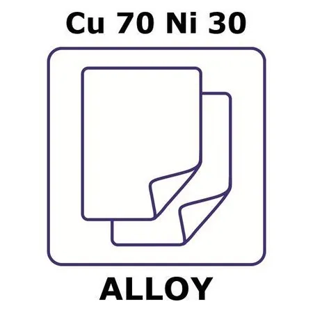 Sigma-Aldrich Copper/nickel，箔，Cu70%/Ni30%，厚度0.016 mm，尺寸190 × 190 mm