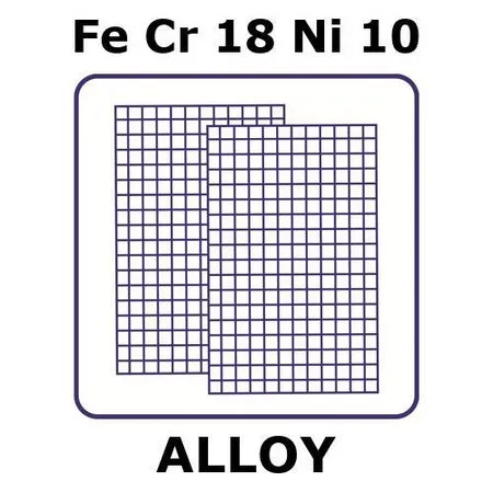Sigma-Aldrich Stainless steel - AISI 304，网，Fe/Cr 18%/Ni 10%，标称孔径0.54 mm，尺寸300 × 300 mm，厚度0.6 mm