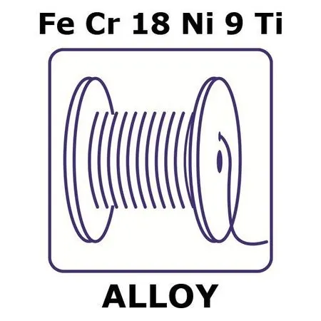 Sigma-Aldrich Stainless steel - AISI 321，钢丝，Fe/Cr18%/Ni9%/Ti，直径0.5 mm，长度200 m，回火退火