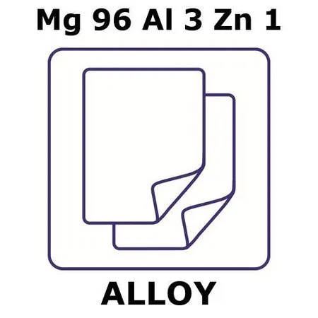 Sigma-Aldrich Magnesium alloy az31，铝箔，厚度0.5 mm，尺寸100 × 100 mm
