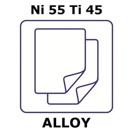 Sigma-Aldrich Nitinol，箔，Ni55%/Ti45%，厚度0.5 mm，尺寸90 × 90 mm，回火退火