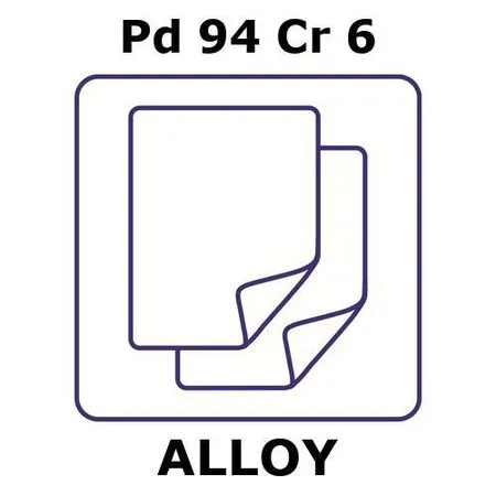 Sigma-Aldrich Palladium/Chromium，箔，Pd 94%/Cr 6%，厚度0.5 mm，尺寸30 × 30 mm，轧制回火