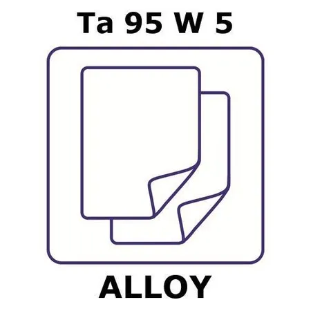 Sigma-Aldrich Tantalum/Tungsten，箔，Ta 95%/W 5%，厚度1.0 mm，尺寸50 × 50 mm，轧制回火