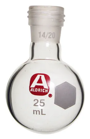 Sigma-Aldrich Round-bottom flask for Aldrich® student glass kit，对于Z166898，容量50 mL