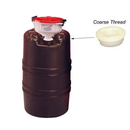 Sigma-Aldrich Waste solvent funnels，用于容器盖。15 - 55 gal，包括适配器，2 in.单独的粗螺纹螺旋盖