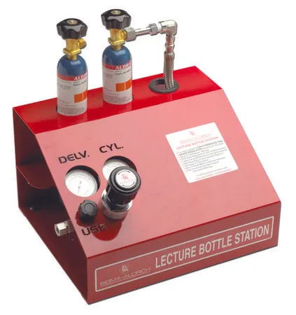 Sigma-Aldrich Aldrich® lecture-bottle station，用于高纯气体，不锈钢调节阀