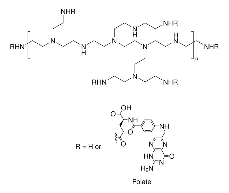 Sigma-Aldrich Folic acid modified polyethylenimine solution，低分子量，10 mg/mL（水溶液），适用于生物医学研究