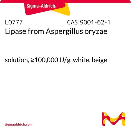 Sigma-Aldrich 脂肪酶 来源于米曲霉,溶液,≥100,000 U/g,白色,米色