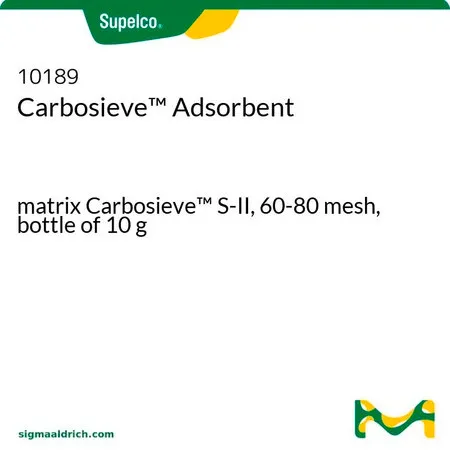 默克Supelco Carbosieve 吸附剂，基质Carbosieve S-II，60-80目，10 g瓶装