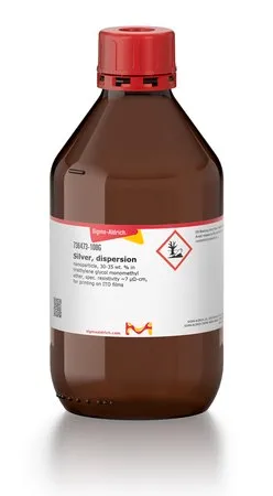 Sigma-Aldrich 胶态银溶液，纳米颗粒，30-35重量%，在三甘醇单乙醚中，比电阻率约7 μΩ-cm，用于在ITO膜上印刷