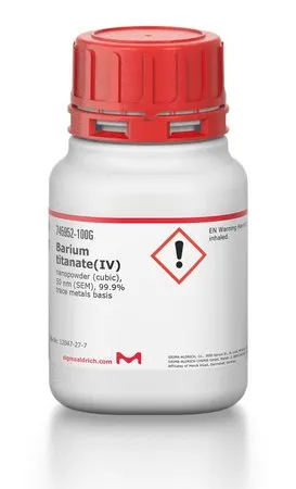 Sigma-Aldrich 钛酸钡 (IV),纳米粉末(立方体),50 nm(SEM),99.9%痕量金属基础