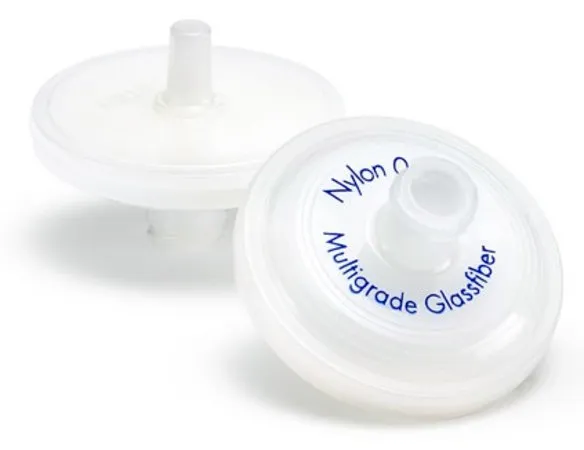 默克密理博 Millex™ hydrophilic PTFE syringe filter，孔径0.45 μm，直径25 mm，非无菌，玻璃纤维预滤器