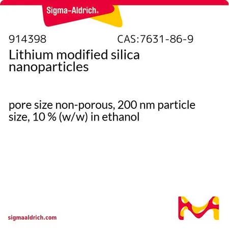 Sigma-Aldrich Lithium modified silica nanoparticles，孔径无孔，200 nm粒度，10%（w/w）乙醇溶液