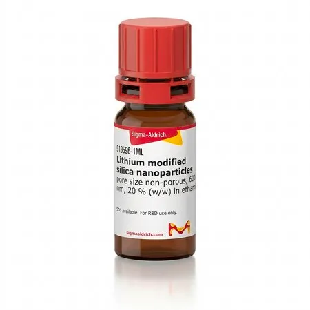Sigma-Aldrich Lithium modified silica nanoparticles，无孔孔径，600 nm，20%（w/w）乙醇溶液