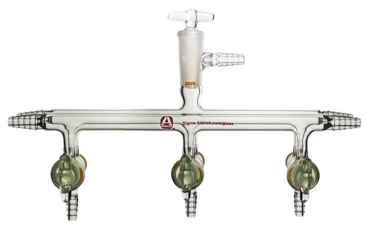 Sigma-Aldrich Aldrich® dual bank manifold with glass stopcocks and vacuum-gauge port,位置,5