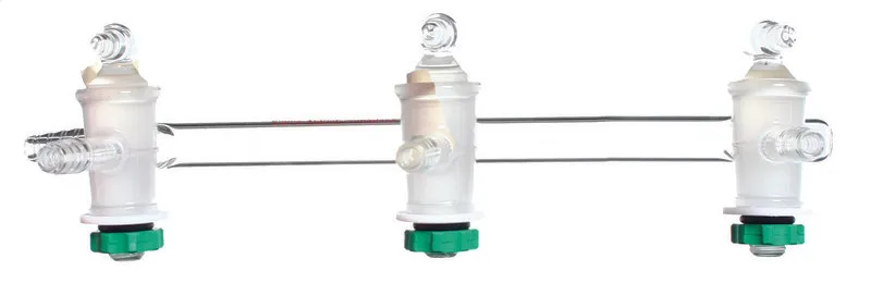 Sigma-Aldrich Aldrich® single bank manifold with 1 hose connection and 1 closed end，位置，5，孔径4 mm，玻璃旋塞阀