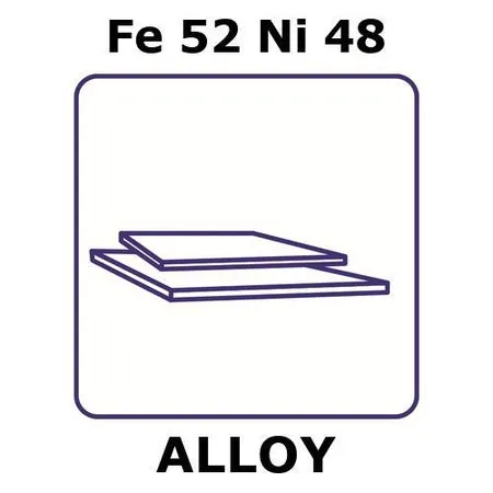 Sigma-Aldrich Iron/nickel，板材，Fe 52%/Ni 48%，厚度7.0 mm，尺寸108 × 108 mm，回火退火