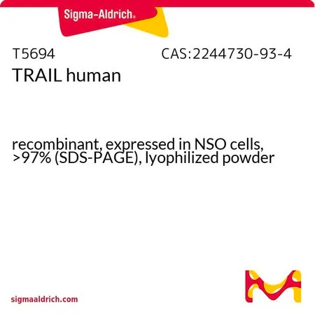Sigma-Aldrich TRAIL human，重组体，在NSO细胞中表达，>97%（SDS-PAGE），冻干粉