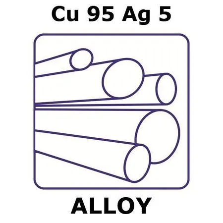 Sigma-Aldrich Copper/silver，棒，铜95%/银5%，直径15 mm，长50 mm，拉拔回火