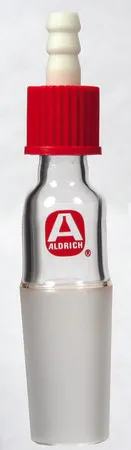 Sigma-Aldrich Aldrich® vacuum adapter with SafetyBarb® hose connector,直端口,外螺纹接头:ST/NS 24/40