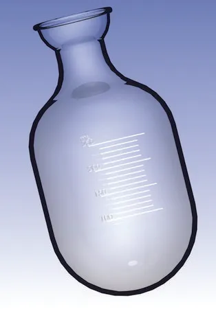 Sigma-Aldrich Ace receiving flask for rotary evaporators, graduated, round bottom，规格250 mL