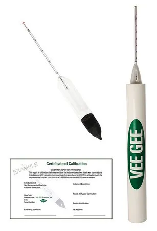 Sigma-Aldrich IRS Alcohol Proof Scale Hydrometer，尺寸r