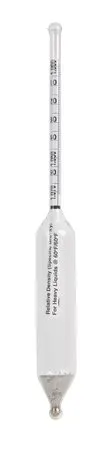 Sigma-Aldrich Specific Gravity Hydrometer，比重1.000 - 1.070（0.001细分），长度165 mm