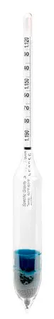 Sigma-Aldrich Specific Gravity Hydrometer，比重1.120 - 1.190（0.001细分），长165 mm
