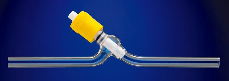 Sigma-Aldrich J.Young high-vacuum PTFE valve, in line，旋塞阀尺寸15 mm，侧臂外径19 mm