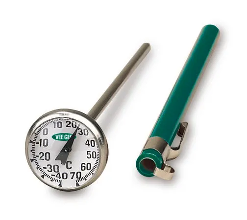Sigma-Aldrich Dial Thermometer，温度范围-40-70 °C，直径1 in.