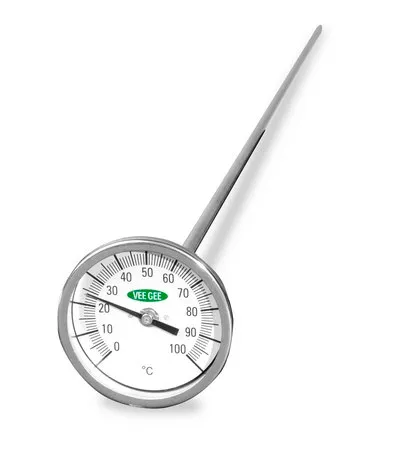 Sigma-Aldrich Dial Thermometer，温度范围0-100 °C，直径3英寸，杆长36英寸。