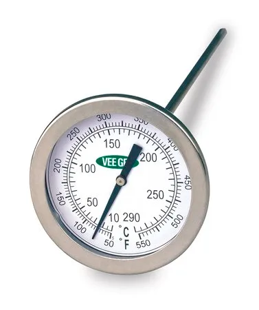 Sigma-Aldrich Dual Scale Dial Thermometer，温度范围50-550 °F，直径2 in.，玻璃面